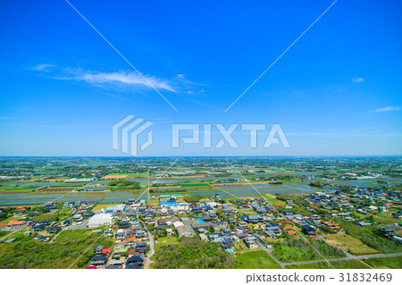 Aerial view near Imaizumi beach in Sosa city 31832469