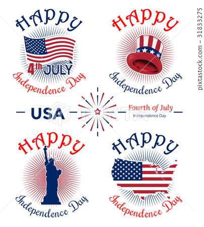 US Independence Day banner set 31833275