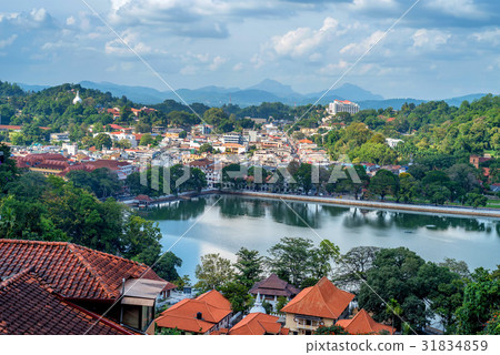 Beautiful view of Kandy in Sri Lanka Beautiful view of Kandy in Sri Lanka 31834859