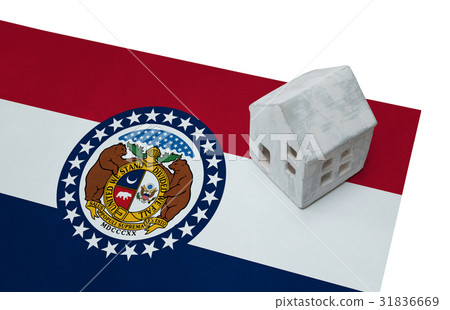 Small house on a flag - Missouri Small house on a flag - Missouri 31836669