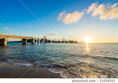 [沖繩縣] Sesoko島上的日落 31839591