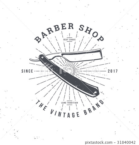 barber shop razor 31840042