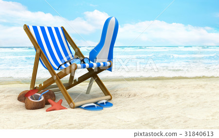 lounger on the beach 31840613