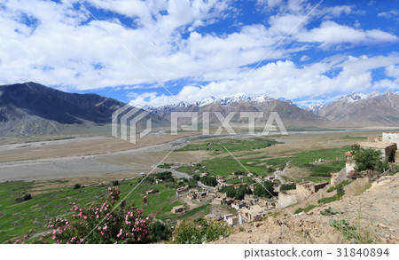 Karsha village, Zanskar landscape view  31840894