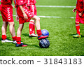 Practice scene of boys football 31843183