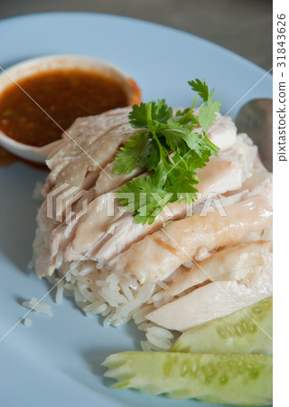 Hainanese chicken rice in thailand 31843626