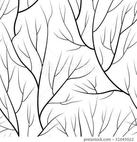 Floral pattern. Branch without leaves background. Floral pattern. Branch without leaves background. 31845022