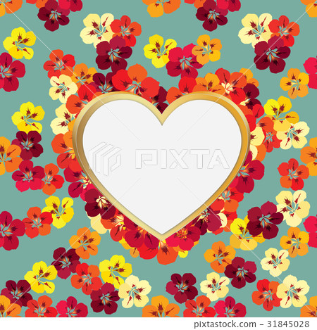 Love heart frame background. holiday greeting card Love heart frame background. holiday greeting card 31845028