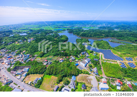 奧林匹克場地空中射擊在千葉縣一宮町的Fisagasaki海岸附近 31846809