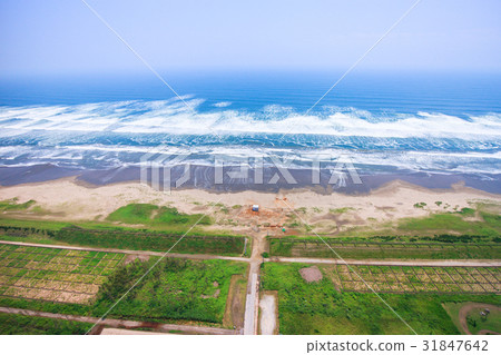 山武市Hasunuma海灘公園鳥瞰圖 山武市Hasunuma海灘公園鳥瞰圖 31847642