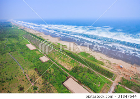 Aerial view of Yamatake City Hasunuma Beach Park 31847644