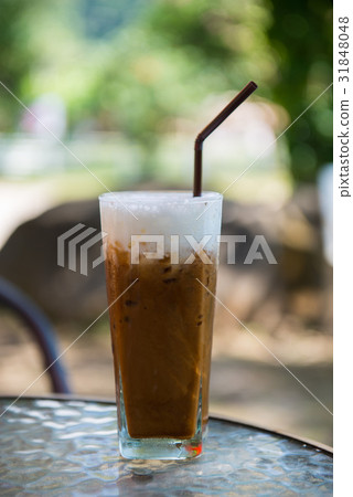 iced coffee in glasses iced coffee in glasses 31848048