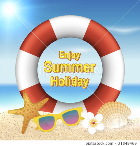 Enjoy summer holiday background. Season vacation. 31849469