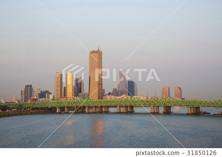 63 Building, Lienchenia, Seoul International Finance Center, Conrad Hotel, LG Twin Tower, Han River, Yoido, Yeongdeungpo, Han River, Seoul 31850126