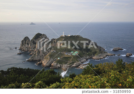 燈塔島，零售道路，Hallyeo海洋國家公園，統營市，慶南 31850950