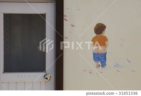 Toilet, wall painting, Ansan city, Gyeonggi-do 31851336