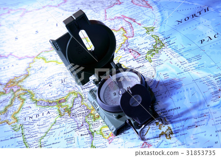 指南針,地圖 指南針,地圖 31853735