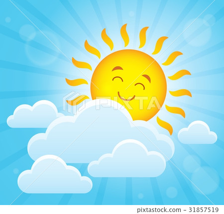 Happy sleeping sun theme image 2 Happy sleeping sun theme image 2 31857519