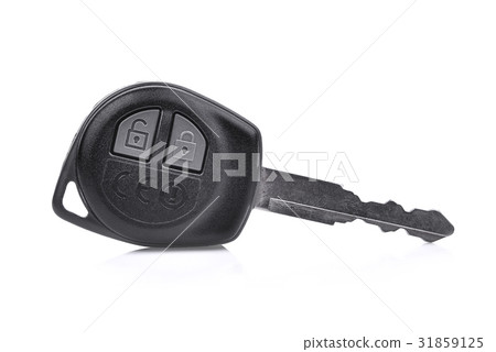 remote radio car key isolated on white background 31859125