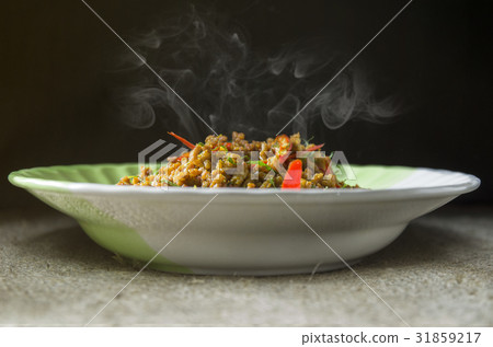 Spicy Mince Pork with Chili Paste or Kua Kling Spicy Mince Pork with Chili Paste or Kua Kling 31859217
