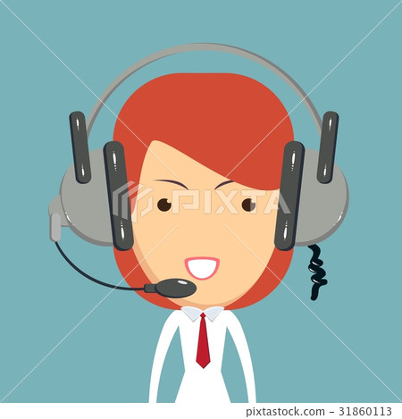 Dispatcher consultant icon. Dispatcher consultant icon. 31860113