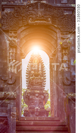 Gate in Pura Besakih Temple temple with Hindu 31860580
