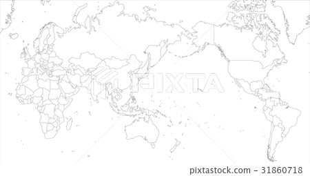 Countries of the world white 31860718