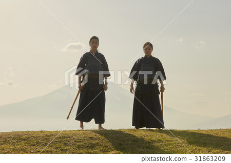 Kendo Girl Portrait 31863209