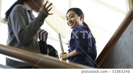 Kendo Girl Encouraging Friends Kendo Girl Encouraging Friends 31863248