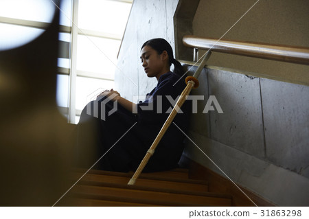 Kendo Girl trouble portrait 31863298