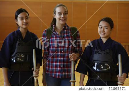 A foreign woman portrait to see martial arts A foreign woman portrait to see martial arts 31863571