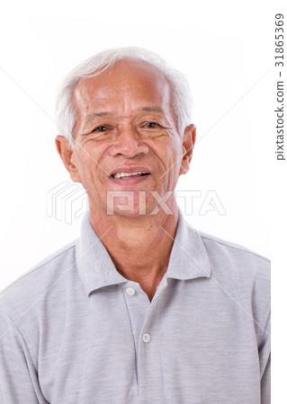 portrait of laughing senior man portrait of laughing senior man 31865369