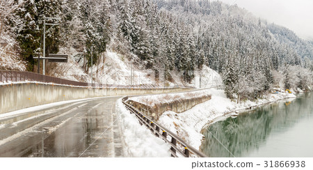 winter landscape Japan winter landscape Japan 31866938