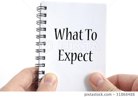 What to expect text concept What to expect text concept 31868488