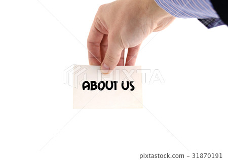 About us text concept 31870191