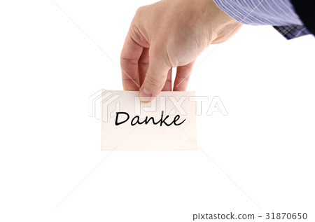 Danke text concept Danke text concept 31870650