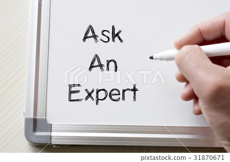 Ask an expert written on whiteboard Ask an expert written on whiteboard 31870671