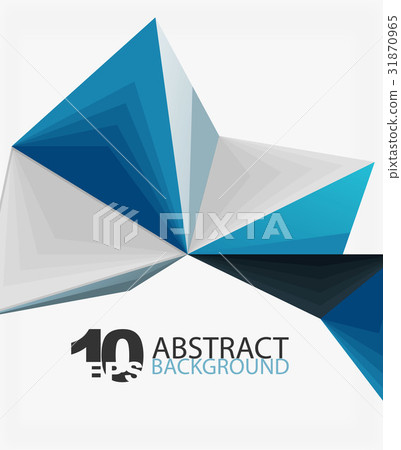 3d triangle polygonal abstract vector 3d triangle polygonal abstract vector 31870965