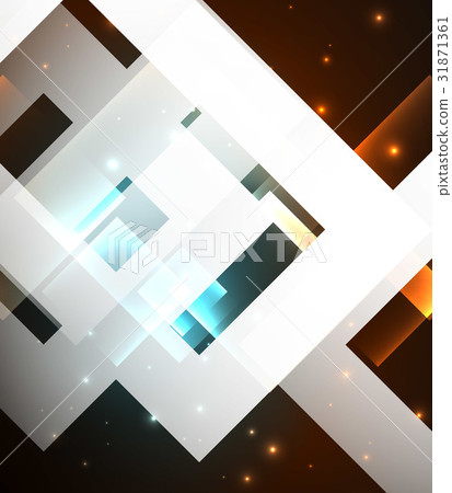 Dark background design with squares and shiny Dark background design with squares and shiny 31871361