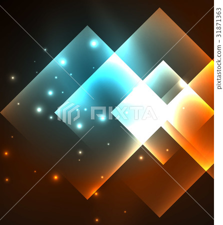 Dark background design with squares and shiny Dark background design with squares and shiny 31871363