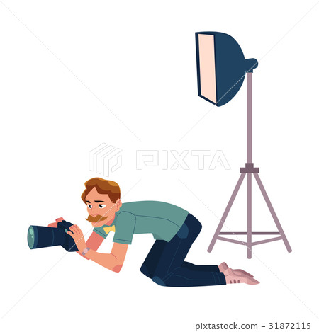 Photographer, camera man taking pictures, shooting 31872115