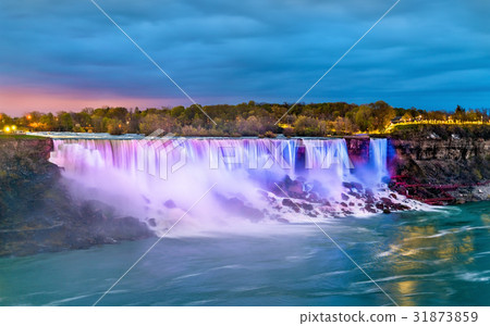 The American Falls and the Bridal Veil Falls at The American Falls and the Bridal Veil Falls at 31873859