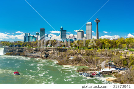 Skyline of Niagara Falls City in Canada Skyline of Niagara Falls City in Canada 31873941