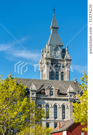 Erie County Hall, a historic city hall and Erie County Hall, a historic city hall and 31874226