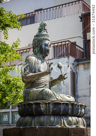 Buddha statue Asakusa Temple in Tokyo, Japan 31874492