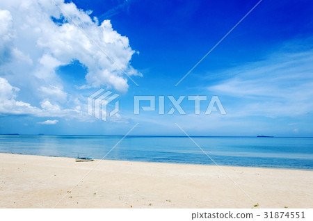 boat on the beach , Huahin , Thailand 31874551