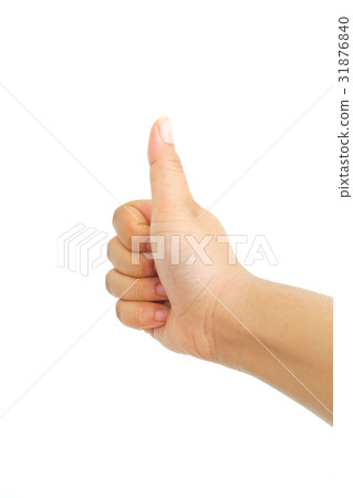Thump up hand Thump up hand 31876840