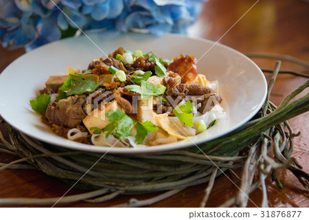 steamed rice noodle with tofu-圖庫照片 [31876877] - pixta