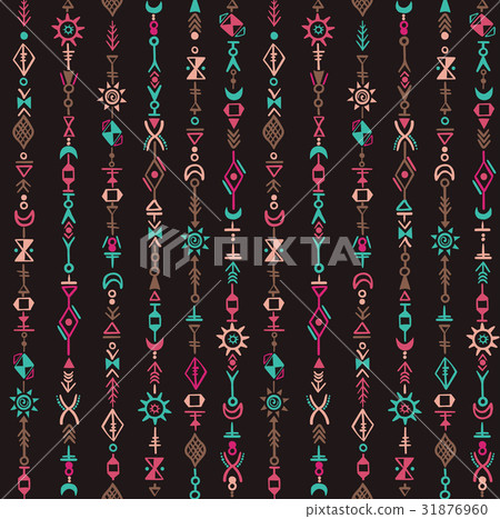 boho hand drawn seamless pattern eps8 boho hand drawn seamless pattern eps8 31876960