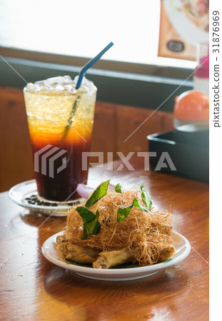 Fried Chicken with lemon grass Fried Chicken with lemon grass 31876969